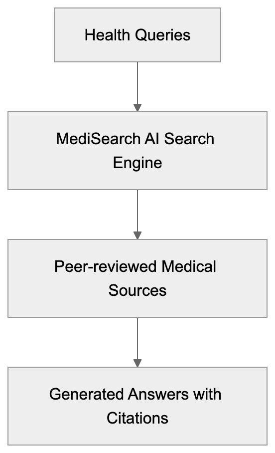 Why MediSearch Exists and Its Purpose Diagram